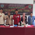 Prodi PAI Pascasarjana IAIN Manado Melaksanakan Ujian Proposal Tesis